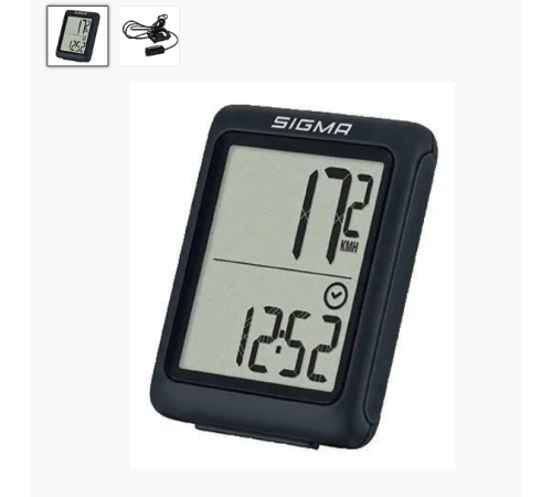 Велокомп'ютер SIGMA BC-5.0 провідниковий 05210 чорний