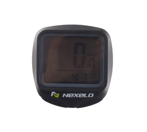 Велокомп'ютер для велосипедів NEXELO C12 12 функцій, дротовий, чорний Велокомп'ютер для велосипедів NEXELO C12 12 функцій, дротовий, чорний