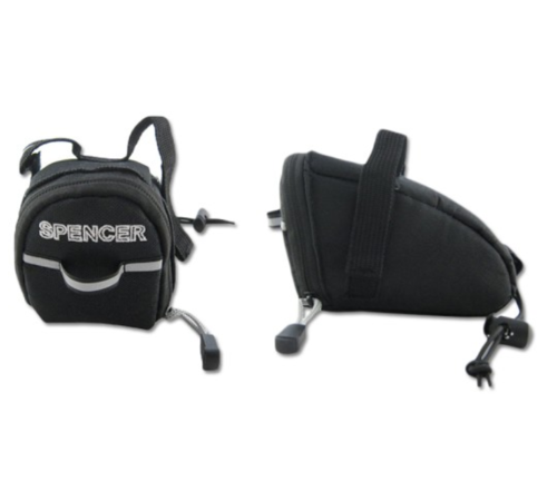Сумка підсідельна SPENCER 600D 7x7x15см, чорна Сумка підсідельна SPENCER 600D 7x7x15см, чорна