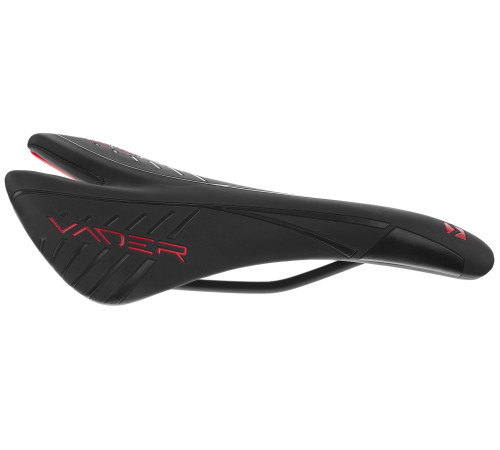 Сідло дорожнє 270х140мм VADER VD1141-10 чорно-червоне Сідло дорожнє 270х140мм VADER VD1141-10 чорно-червоне