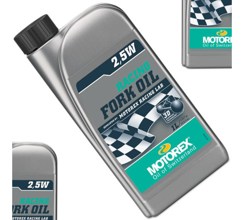 Масло для ам ортизатора MOTOREX Racing Fork 2,5W 1L Масло для ам ортизатора MOTOREX Racing Fork 2,5W 1L