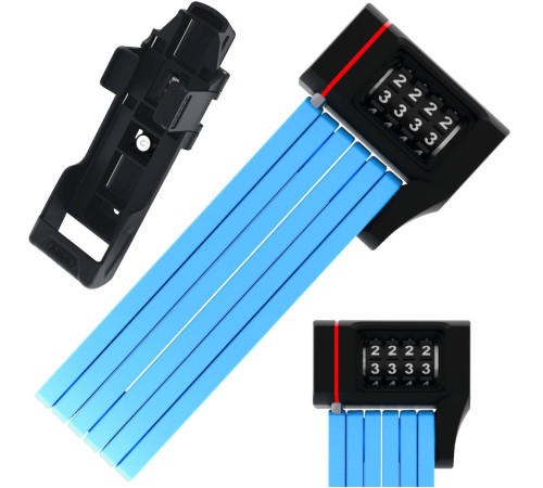 Велозамок ABUS BORDO UGRIP 5700C/80 BU + кріплення SH Велозамок ABUS BORDO UGRIP 5700C/80 BU + кріплення SH