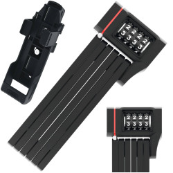 Велосипедний  замок ABUS BORDO UGRIP 5700C/80 BK + кріплення  SH
