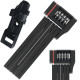 Велосипедний замок ABUS BORDO UGRIP 5700C/80 BK + кріплення SH