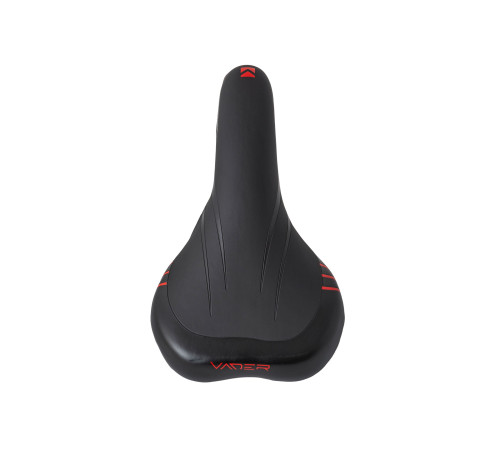 Сідло MTB cross VADER VD1151d-05 для чоловіків, чорно-червоне Сідло MTB cross VADER VD1151d-05 для чоловіків, чорно-червоне