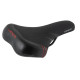 Сідло MTB cross VADER VD1151d-05 для чоловіків, чорно-червоне