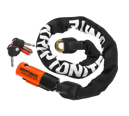 Велосипедний замок KRYPTONITE EVOLUTION SERIES 4 1090 CHAIN 90см, ланцюговий механізм Велосипедний замок KRYPTONITE EVOLUTION SERIES 4 1090 CHAIN 90см, ланцюговий механізм