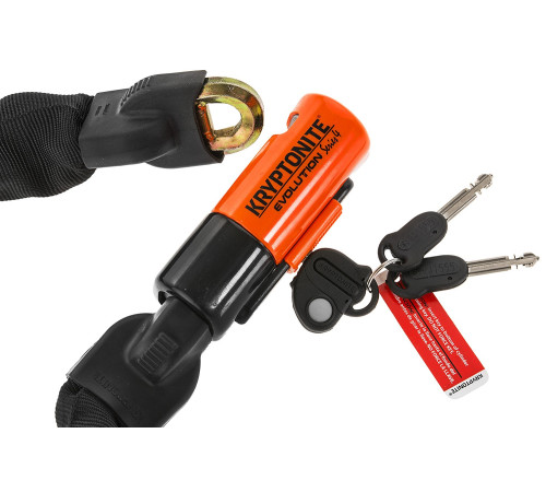 Велосипедний замок KRYPTONITE EVOLUTION SERIES 4 1090 CHAIN 90см, ланцюговий механізм Велосипедний замок KRYPTONITE EVOLUTION SERIES 4 1090 CHAIN 90см, ланцюговий механізм