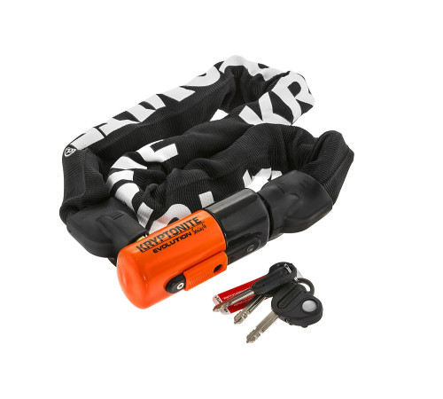 Велосипедний замок KRYPTONITE EVOLUTION SERIES 4 1090 CHAIN 90см, ланцюговий механізм Велосипедний замок KRYPTONITE EVOLUTION SERIES 4 1090 CHAIN 90см, ланцюговий механізм