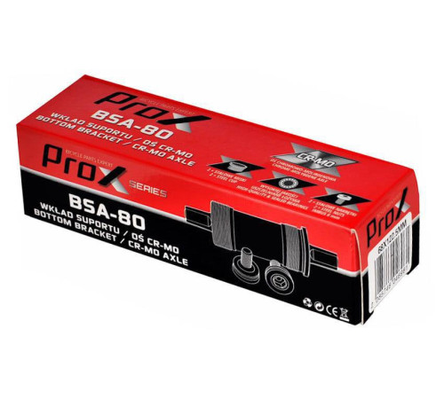 Каретка велосипедна PROX BSA-80 квадратна 68x127,5 мм Каретка велосипедна PROX BSA-80 квадратна 68x127,5 мм