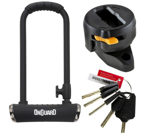Велосипедний замок ONGUARD PitBull Mini LS 8007X X-серії U-LOCK - 14мм 90мм Велосипедний замок ONGUARD PitBull Mini LS 8007X X-серії U-LOCK - 14мм 90мм