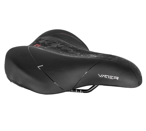 Сідло COMFORT/CITY VADER 90st 260x210mm VD851B-02 чорний L Сідло COMFORT/CITY VADER 90st 260x210mm VD851B-02 чорний L