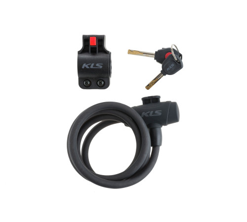 Велосипедний спіральний замок на ключ KELLYS Coil Cable Lock 150cm diod. 2017 чорний Велосипедний спіральний замок на ключ KELLYS Coil Cable Lock 150cm diod. 2017 чорний