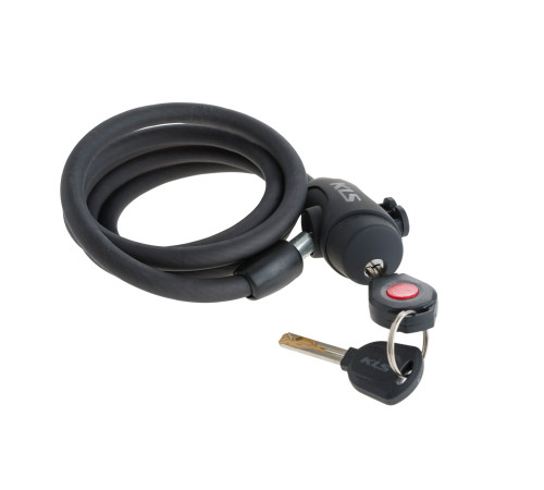 Велосипедний спіральний замок на ключ KELLYS Coil Cable Lock 150cm diod. 2017 чорний Велосипедний спіральний замок на ключ KELLYS Coil Cable Lock 150cm diod. 2017 чорний