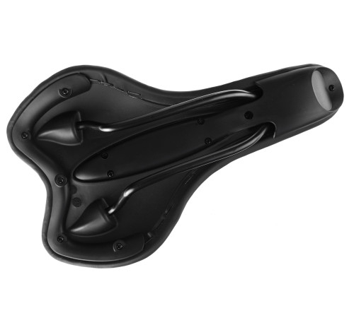 Сідло VADER VD1157B-02 MTB AIR з чорно-червоним отвором Сідло VADER VD1157B-02 MTB AIR з чорно-червоним отвором
