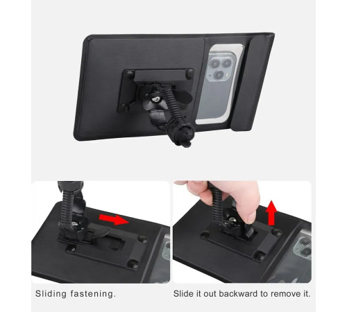 Чохол для телефона на кермо Rhinowalk Bike Phone 7 SK300, сріблястий