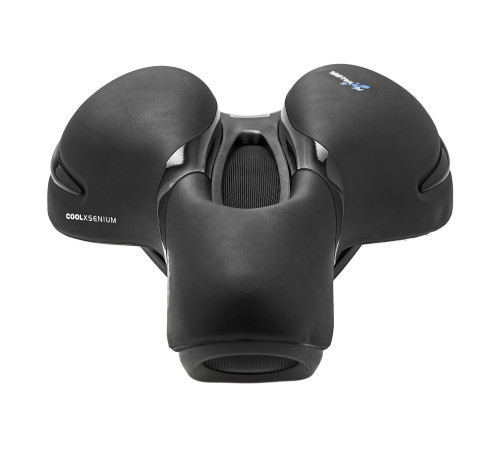 Сідло для велосипеда SELLE ROYAL RESPIRO SOFT ATHLETIC 45 градусів. гель + еластомери унісекс Сідло для велосипеда SELLE ROYAL RESPIRO SOFT ATHLETIC 45 градусів. гель + еластомери унісекс