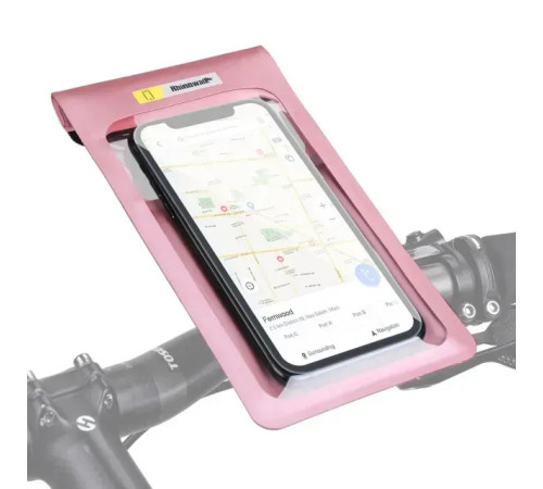 Чохол для телефона на кермо Rhinowalk Bike Phone 7.2 SK300, рожевий