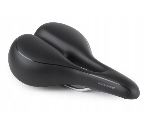 Чоловіче трекінгове сідло KROSS TR 3.0 з отвором, чорне