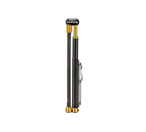 Ручний насос LEZYNE DIGITAL SHOCK DRIVE (24 bar/350 psi) чорно-золотистий Ручний насос LEZYNE DIGITAL SHOCK DRIVE (24 bar/350 psi) чорно-золотистий