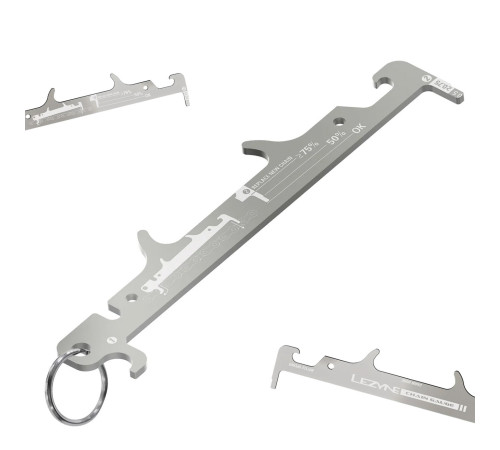 Прилад для вимірювання зносу ланцюга LEZYNE CHAIN GAUGE Прилад для вимірювання зносу ланцюга LEZYNE CHAIN GAUGE