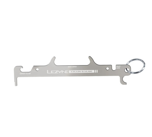 Прилад для вимірювання зносу ланцюга LEZYNE CHAIN GAUGE Прилад для вимірювання зносу ланцюга LEZYNE CHAIN GAUGE