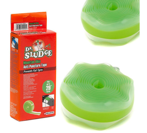 Taśma antyprzebiciowa WLDTITe puncture Protection Bands zielona 29' (do opon MTB)