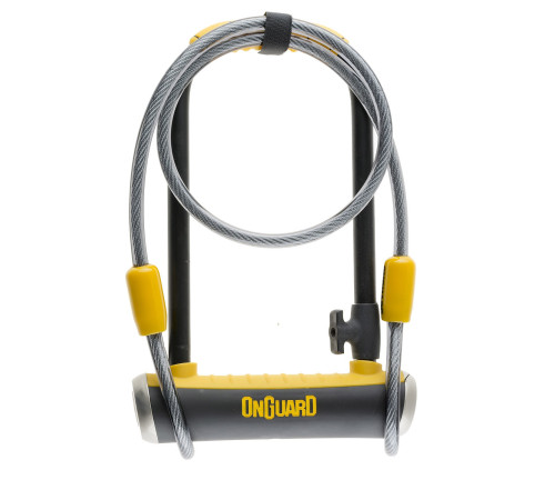 Велозамок ONGUARD PitBull DT 8005 U-LOCK - 14мм 115мм 230мм - 5 x ключ з кодом + шнур 10мм 120см Велозамок ONGUARD PitBull DT 8005 U-LOCK - 14мм 115мм 230мм - 5 x ключ з кодом + шнур 10мм 120см