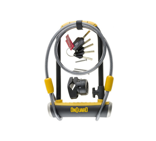 Велозамок ONGUARD PitBull Mini LS 8007DT U-LOCK - 14мм 90мм 240мм Велозамок ONGUARD PitBull Mini LS 8007DT U-LOCK - 14мм 90мм 240мм