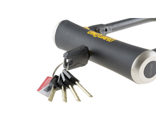 Велозамок ONGUARD Brute STD 8001 U-LOCK - 5 ключів з кодом Велозамок ONGUARD Brute STD 8001 U-LOCK - 5 ключів з кодом