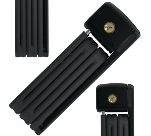 Замок сигментний ABUS BORDO LITE MINI 6055K/60 BK SH - чорний Замок сигментний ABUS BORDO LITE MINI 6055K/60 BK SH - чорний