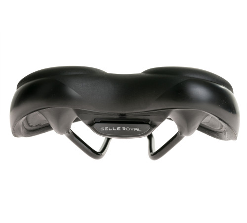 Сідло SELLE ROYAL NUVOLA Trekking Men 3060 HRO, чорне Сідло SELLE ROYAL NUVOLA Trekking Men 3060 HRO, чорне