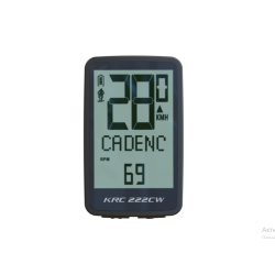 Велокомп'ютер бездротовий KROSS 222 CW USB чорний