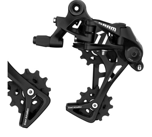 Задній перемикач 11-швидкісний SRAM Apex 1 Black Long Cage Задній перемикач 11-швидкісний SRAM Apex 1 Black Long Cage