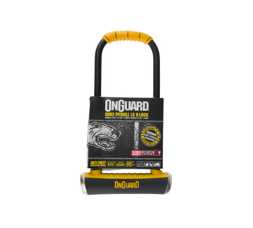 Замок влосипедний ONGUARD PitBull STD 8002 U-LOCK 5 ключів Замок влосипедний ONGUARD PitBull STD 8002 U-LOCK 5 ключів