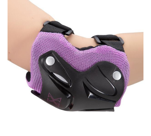 Набір протекторів H719 Nils Extreme - чорно-фіолетовий/розмір L