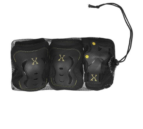 H320 SIZE L BLACK-YELLOW PROTECTORS SET NILS EXTREME H320 SIZE L BLACK-YELLOW PROTECTORS SET NILS EXTREME