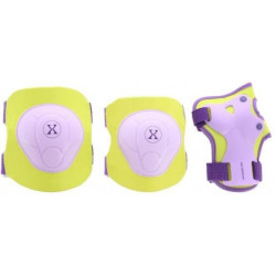 Набір протекторів H704 SIZE NILS EXTREME - фіолетово-жовтий/розмір М 