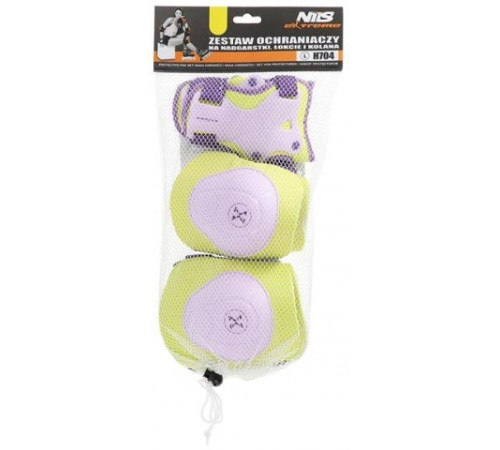 Набір протекторів H704 SIZE NILS EXTREME - фіолетово-жовтий/розмір М