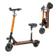 inSPORTline Skootie Pro 8” з сидінням - помаранчевий