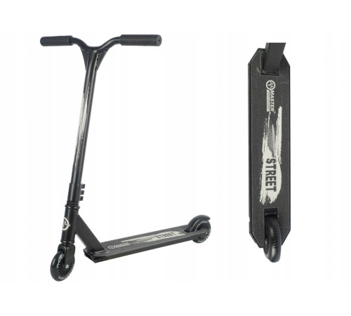 Дитячий самокат фрістайл MASTER Stunt Street сірий