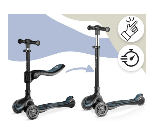 Самокат дитячий Nukido Filippo чорний