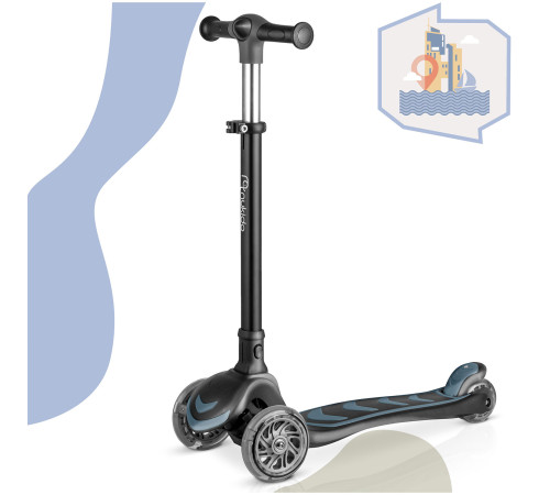 Самокат дитячий Nukido Filippo чорний