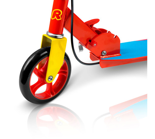 Дитячий самокат Ricokids Kodi блакитно-червоний