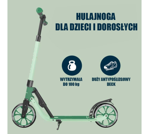 Самокат HUDORA BIGWHEEL Advanced 205 (14151) зелений