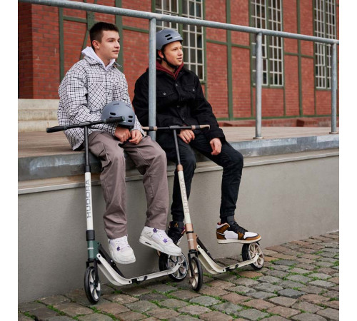 Самокат HUDORA BIGWHEEL Advanced 205 (14153) чорно-сірий