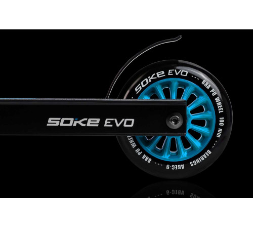 Самокат трюковий SOKE EVO чорно-синій