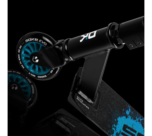 Самокат трюковий SOKE EVO чорно-синій