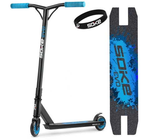 Самокат трюковий SOKE EVO чорно-синій
