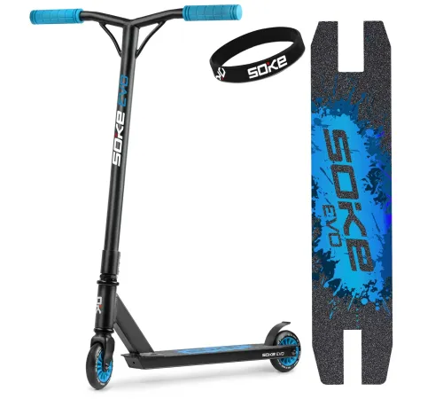 Самокат трюковий SOKE EVO чорно-синій